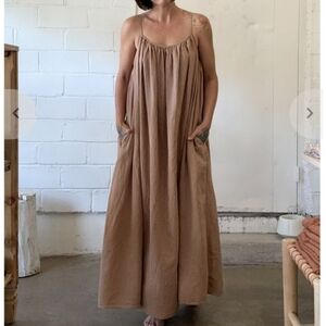 TRADE! Esby Vivienne dress size S in sage EUC